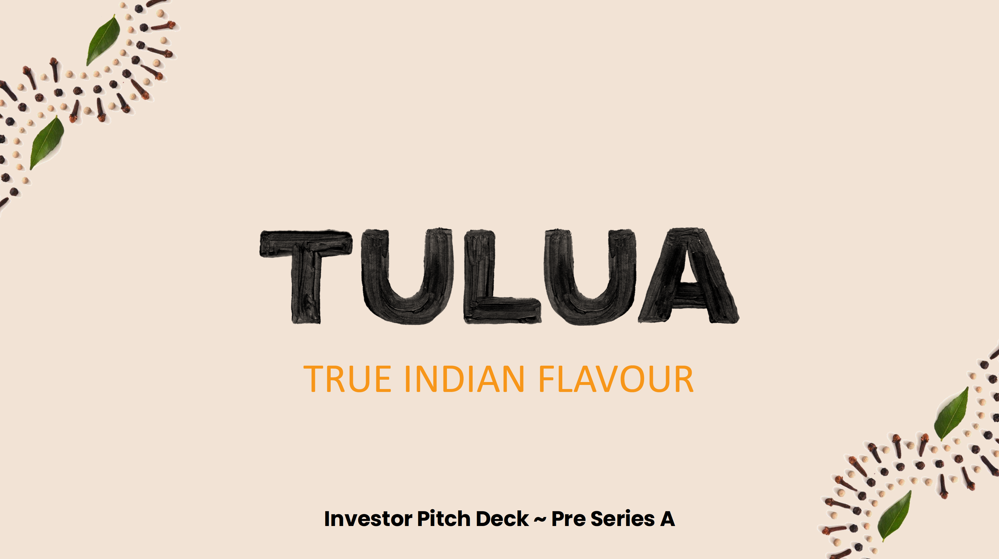 Tulua: Investor Pitch Deck